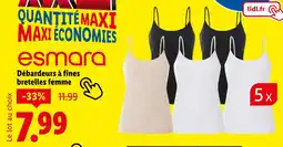Lidl esmara Débardeurs à fines bretelles femme offre