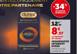 Super U DUREX Préservatifs Intensity offre