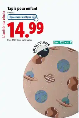 Lidl Tapis pour enfant offre