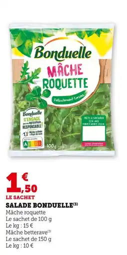 Super U Bonduelle Salade Bonduelle offre