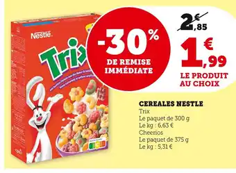Super U Nestlé Céréales offre