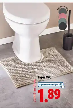 Lidl Tapis WC offre