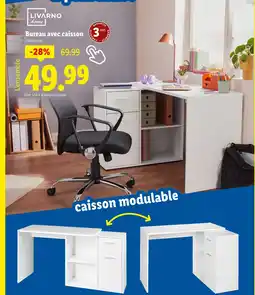 Lidl LIVARNO HOME Bureau avec caisson offre