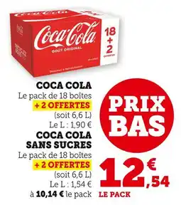 Super U Coca Cola offre