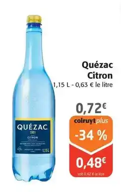 Colruyt Quézac - citron offre