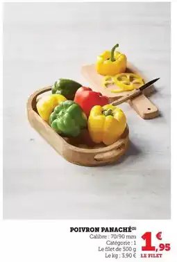 Hyper U Poivron panaché offre