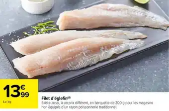 Carrefour Filet d'églefin offre
