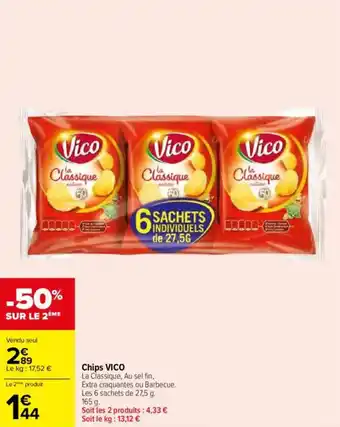 Carrefour Chips vico offre