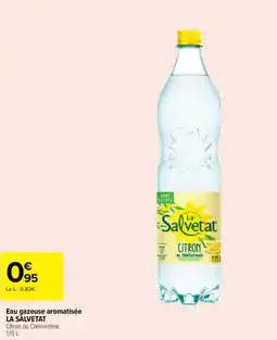 Carrefour Eau gazeuse aromatisée la salvetat offre