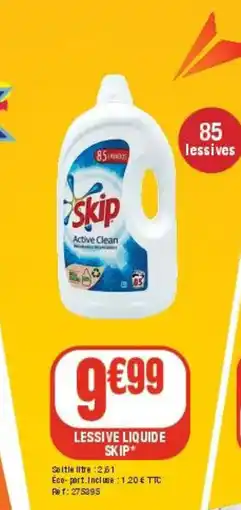 La Foir'Fouille Lessive liquide skip offre