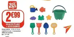 La Foir'Fouille Seau de plage + accessoires offre