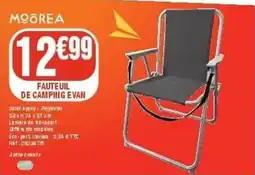 La Foir'Fouille MOOREA Fauteuil de camping evan offre