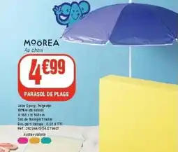 La Foir'Fouille MOOREA Parasol de plage offre