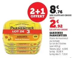 U Express Sardines parmentier offre