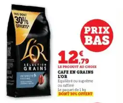 U Express Cafe en grains l'or offre