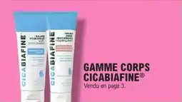 E.Leclerc Parapharmacie Gamme corps cicabiafine offre