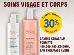 E.Leclerc Parapharmacie Gamme xeracalm formatseau thermale avène offre