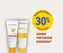 E.Leclerc Parapharmacie Gamme photoderm bioderma offre
