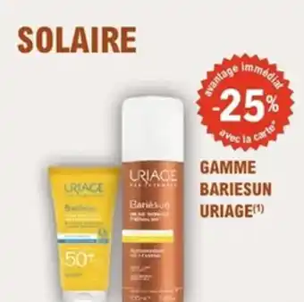 E.Leclerc Parapharmacie Gamme bariesun uriage offre