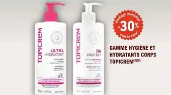 E.Leclerc Parapharmacie Gamme hygiène et hydratants corps topicrem offre