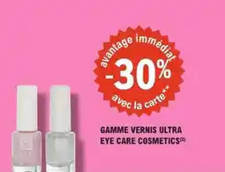 E.Leclerc Parapharmacie Gamme vernis ultra eye care cosmetics offre