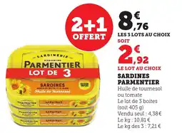 Maximarché Sardines parmentier offre