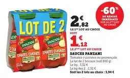 Maximarché Sauces panzani offre