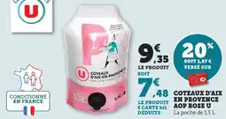 Maximarché Coteaux d'aix en provence aop rose u offre