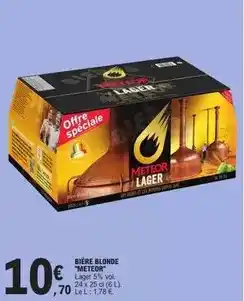 E.Leclerc Meteor - bière blonde offre