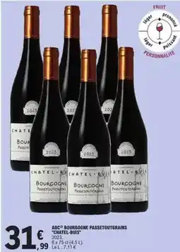 E.Leclerc Aoc - aoc bourgogne passeutourgrains offre