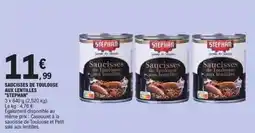 E.Leclerc Stéphan - saucisses de toulouse aux épilettes offre