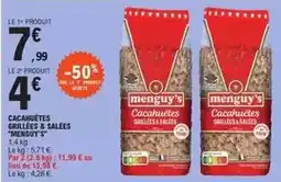 E.Leclerc Menguy's - cacahuètes grillées & salées offre