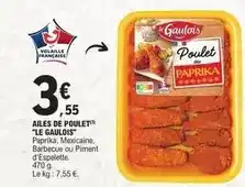 E.Leclerc Le gaulois - ailes de poulet offre