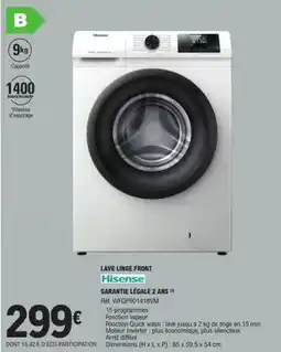 E.Leclerc Hisense - garantiel ecale 2 ans offre