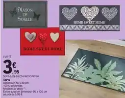 E.Leclerc Repas de famille - tapis offre