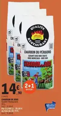 E.Leclerc Facile - charbon de bois offre