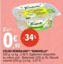 E.Leclerc Bonduelle - céleri remoulade offre
