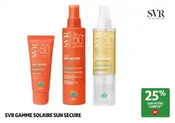 Auchan Parapharmacie Svr gamme solaire sun secure offre