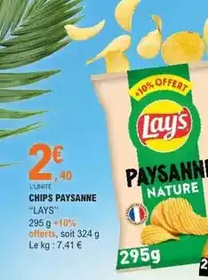 E.Leclerc Lay's - chips paysanne offre
