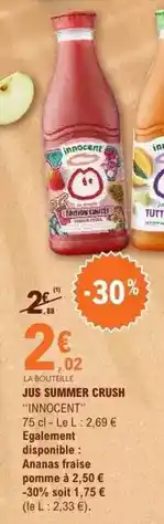E.Leclerc Innocent - jus summer crush offre