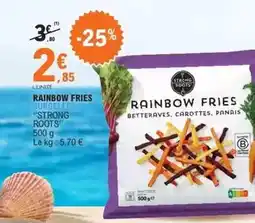 E.Leclerc Strong roots - rainbow fries surgeles offre