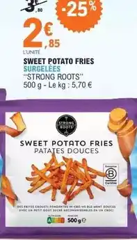 E.Leclerc Potato - sweet fries surgelees offre