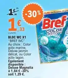 E.Leclerc Bref - bloc wc x 1 offre