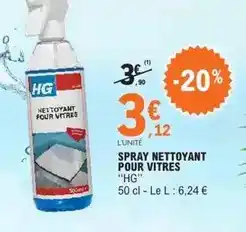 E.Leclerc Spray nettoyant pour vitres offre