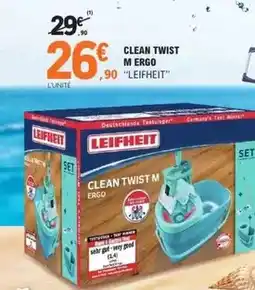 E.Leclerc Leifheit - clean twist m ergo offre