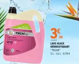 E.Leclerc Tech9 - lave-glace démoustigant offre