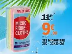 E.Leclerc Set microfibre offre