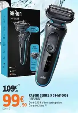 E.Leclerc Braun - rasoir series 5 51-m1000s offre