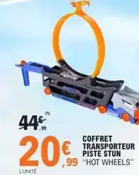 E.Leclerc Hot wheels - coffret transporteur offre