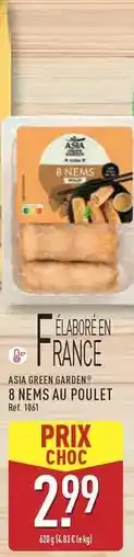 ALDI Asia green garden - 8 nems au poulet offre